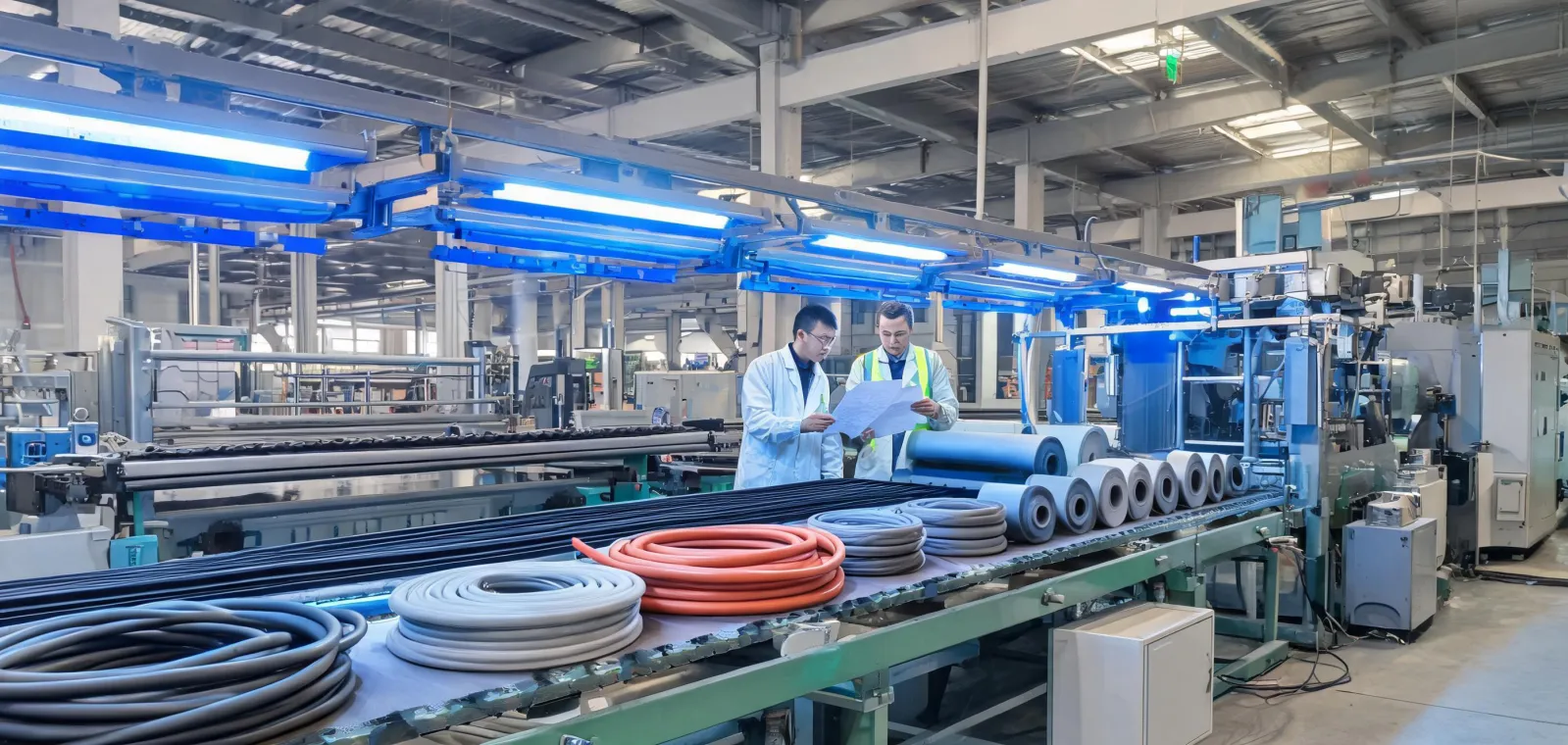 Industrial rubber sealing production line